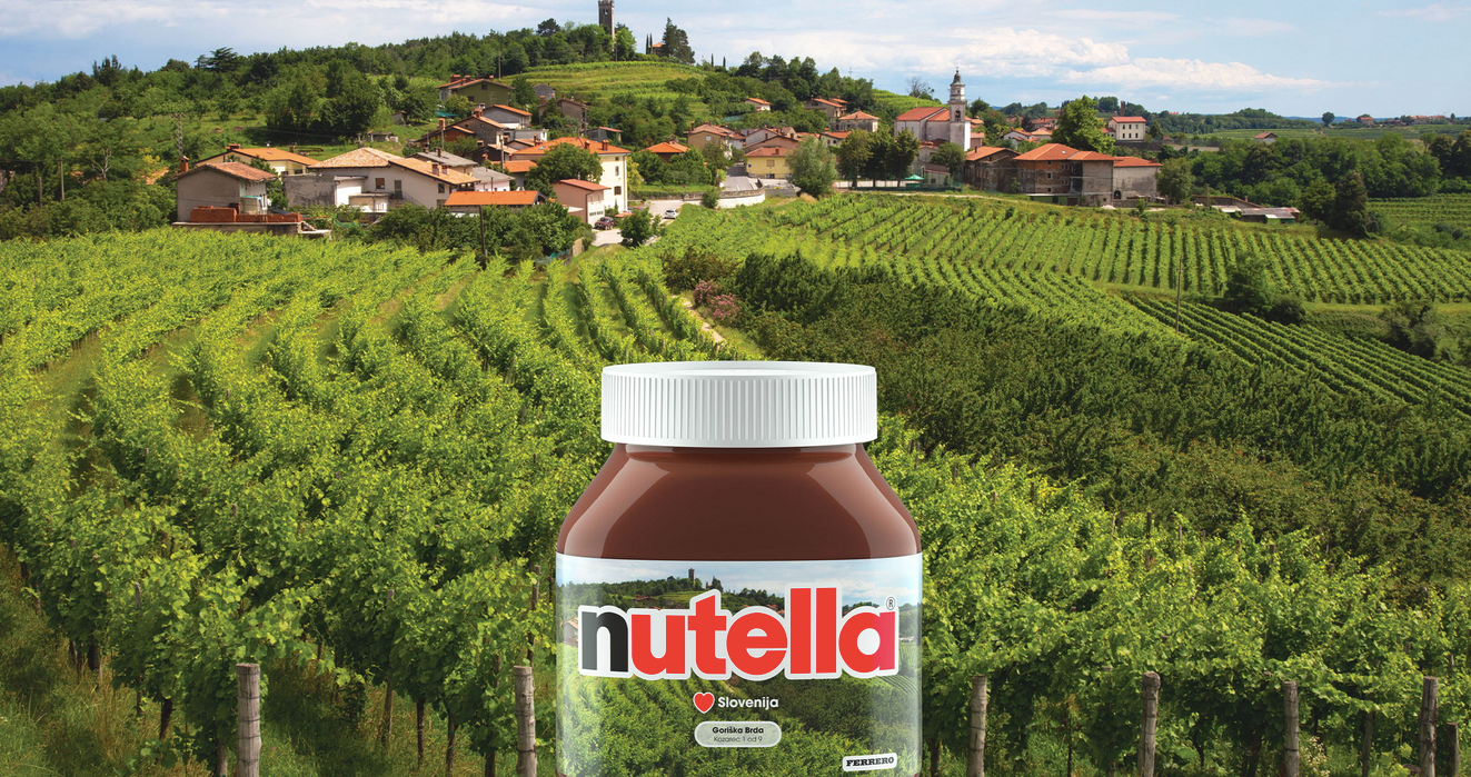 Le colline della Brda sui vasetti di Nutella, scoppia la polemica